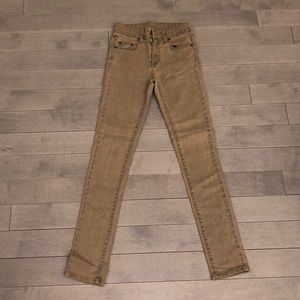 Carmar taupe washed skinny Jean women’s size 25. STRETCH